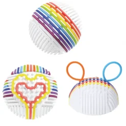 Fidget-Sensorikball Ø11 cm - weiß