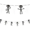Filzgirlande - Skelette, 300 cm