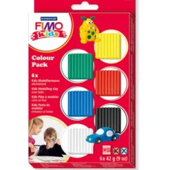 FIMO Modelliermasse 42 g - Grundfarben, 6 Stk.