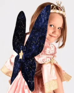 Flügel mit Sternen, dunkelblau