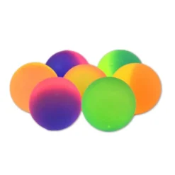 Flummis, 2,7 cm - Neon, 7 Stück