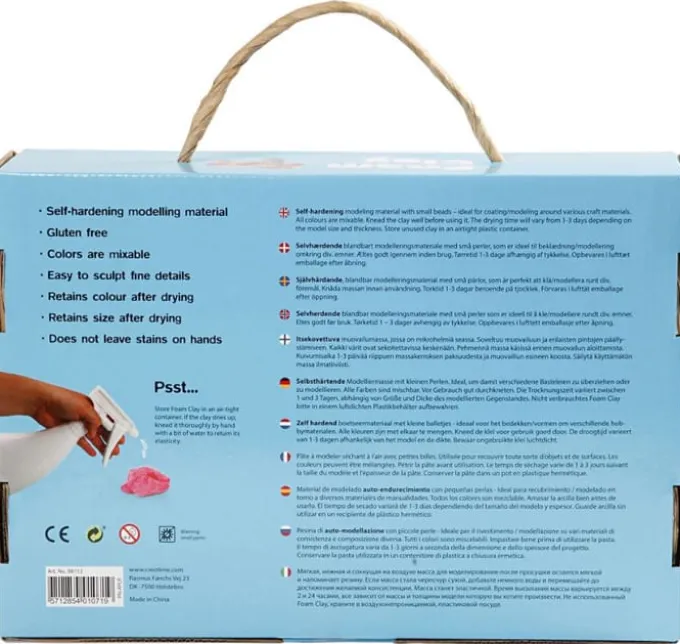 Foam Clay im Geschenkpaket - 28 Stk. + Werkzeug