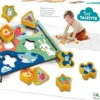Formsortierpuzzle mit Farben