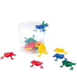 Frosch-Hüpfspiel m. Behälter