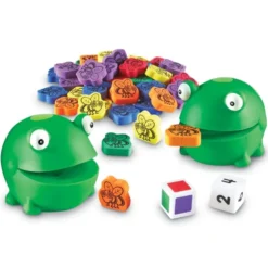 Frösche füttern - Feinmotorisches Lernspiel