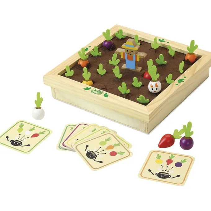 Gedächtnisspiel aus Holz - Küchengarten