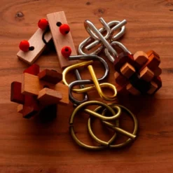 Gehirnpuzzle-Set - m. 6 Puzzles