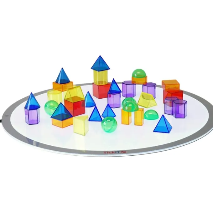 Geometrische Formen, transparent - 36 Stk.