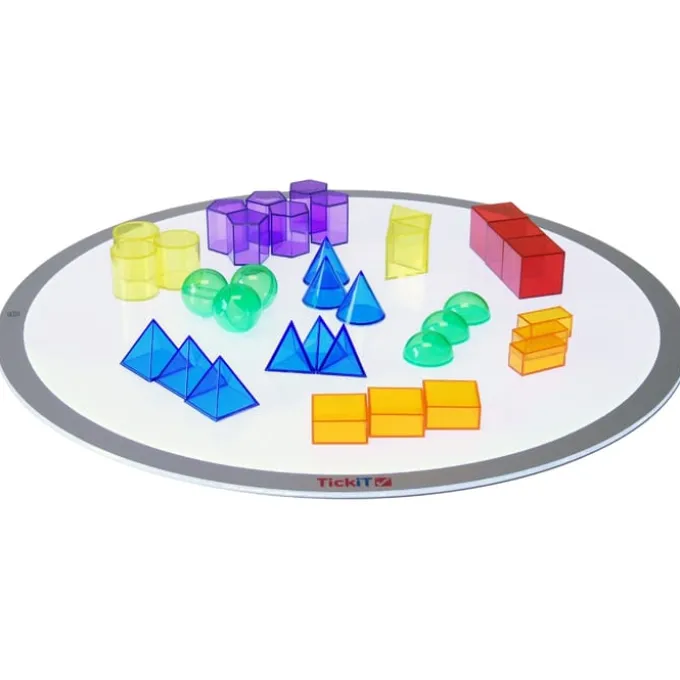 Geometrische Formen, transparent - 36 Stk.