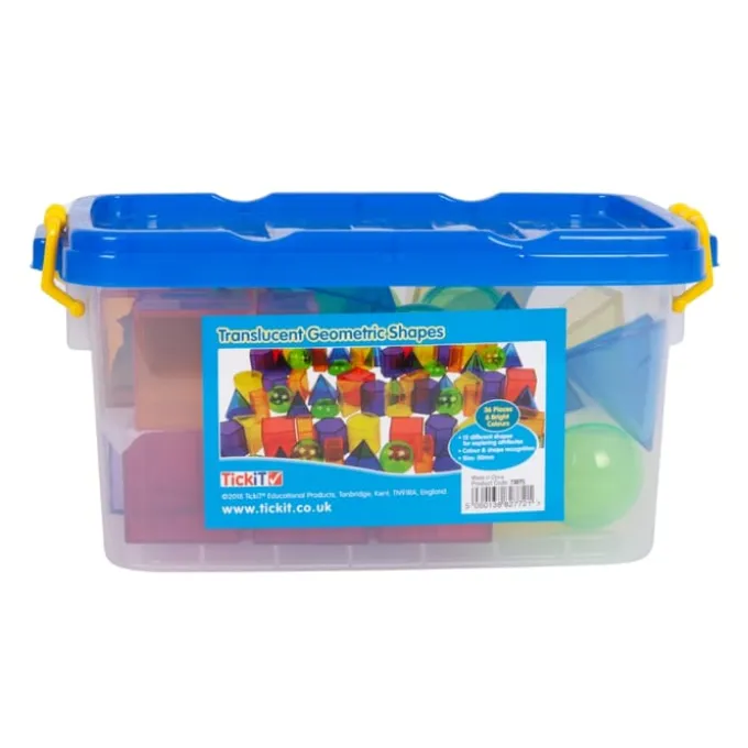 Geometrische Formen, transparent - 36 Stk.