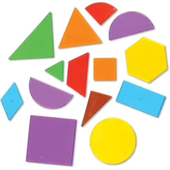 Geometrische Formen - transparent, 408 Stk.
