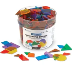 Geometrische Formen - transparent, 408 Stk.