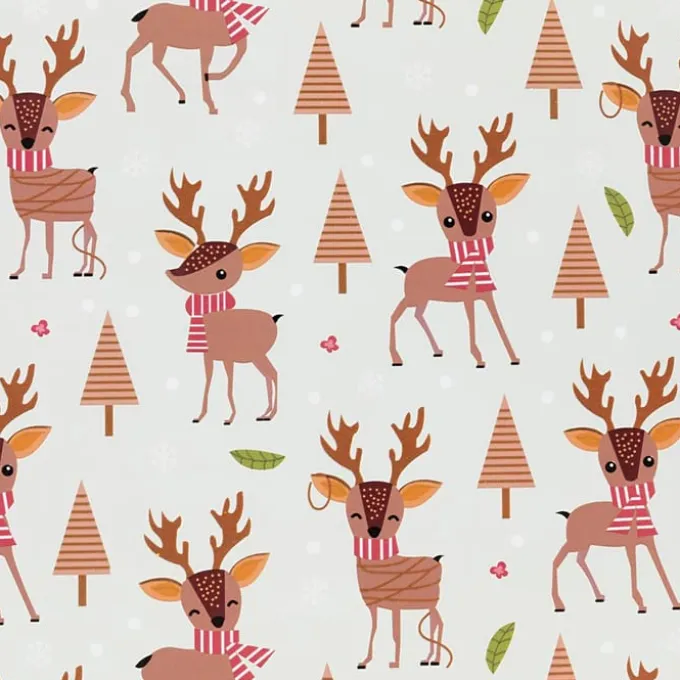 Geschenkpapier 50 cm x 5 m - Rentiere
