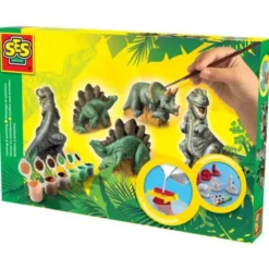 Gieß und Mal Dinosaurier