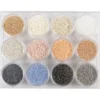 Glasperlen 1,7 mm - Zarte Farben, 12 x 15 g