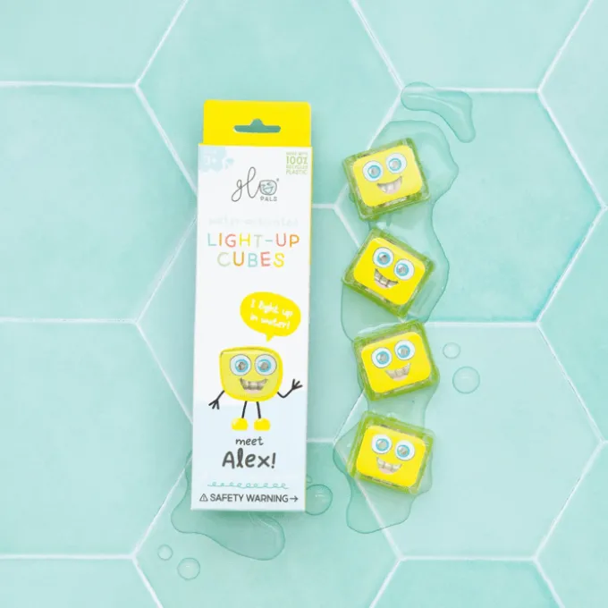 Glo Pals Leuchtwürfel "Alex" – 4er-Set