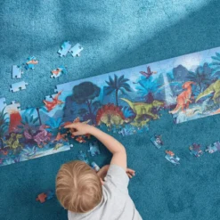 Glow in the dark Riesenpuzzle Dinosaurier, 200 Stk
