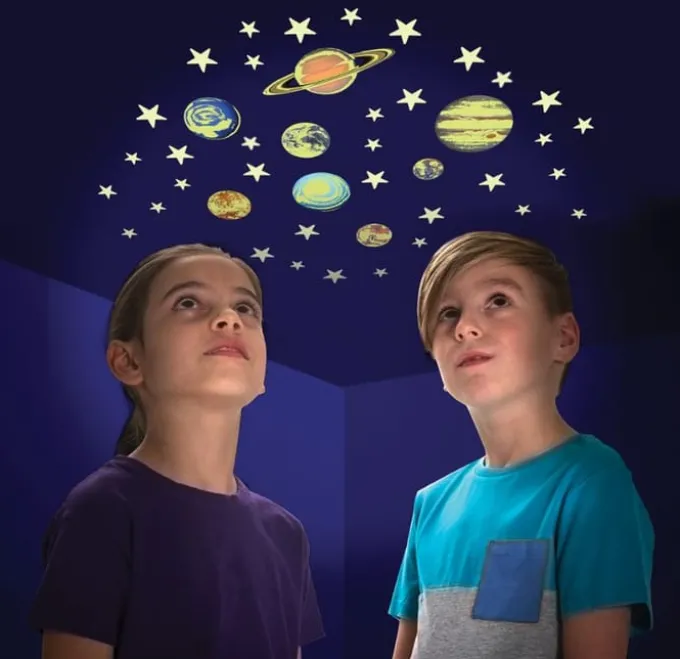 Glow Planeten und Sterne - 43 Teile