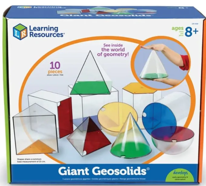 Große geometrische Formen, 10 Stück