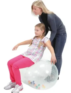 Gymnastikball Rolle - transparent, Ø 55 cm