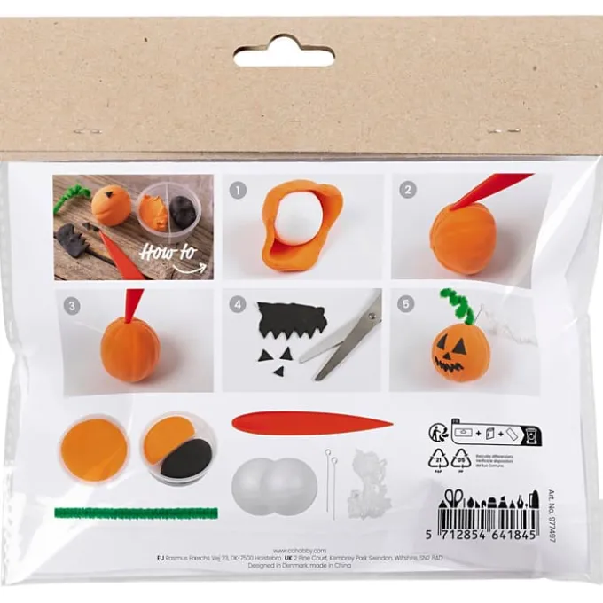 Halloween Bastelset Mini - Kürbis
