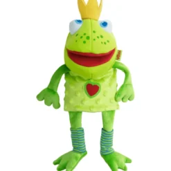 Handpuppe Froschkönig (26 cm)