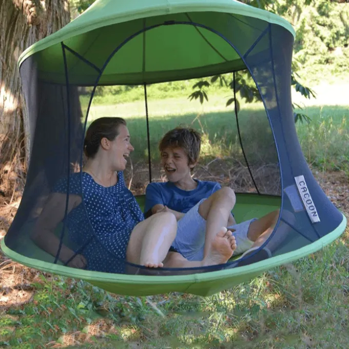 Hängehäuschen mit Netzseiten Ø150 cm – Grün