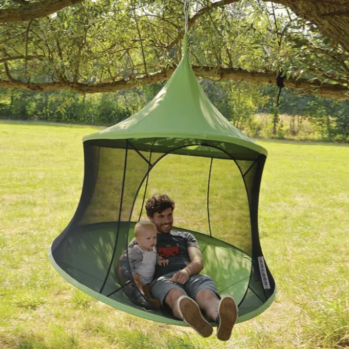 Hängehäuschen mit Netzseiten Ø150 cm – Grün