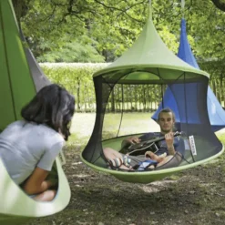 Hängehäuschen mit Netzseiten Ø150 cm – Grün