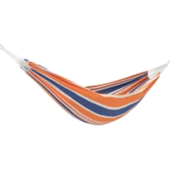 Hängematte doppelt (Baumwolle) – Orange Punch