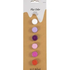 Hobbyfarben - lila/pink, 6 x 5 ml