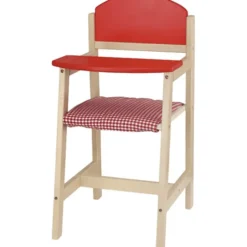 Hochstuhl für Puppen mit Sitzkissen