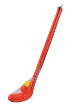 Hockeyset mit Schlägern und Bällen