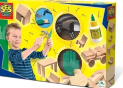 Holzarbeit - Set mit Werkzeug