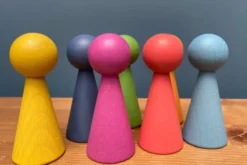 Holzfiguren - Regenbogen, 7 Stk.