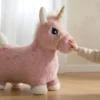 Hüpf-Einhorn (Plüsch) - Rosa