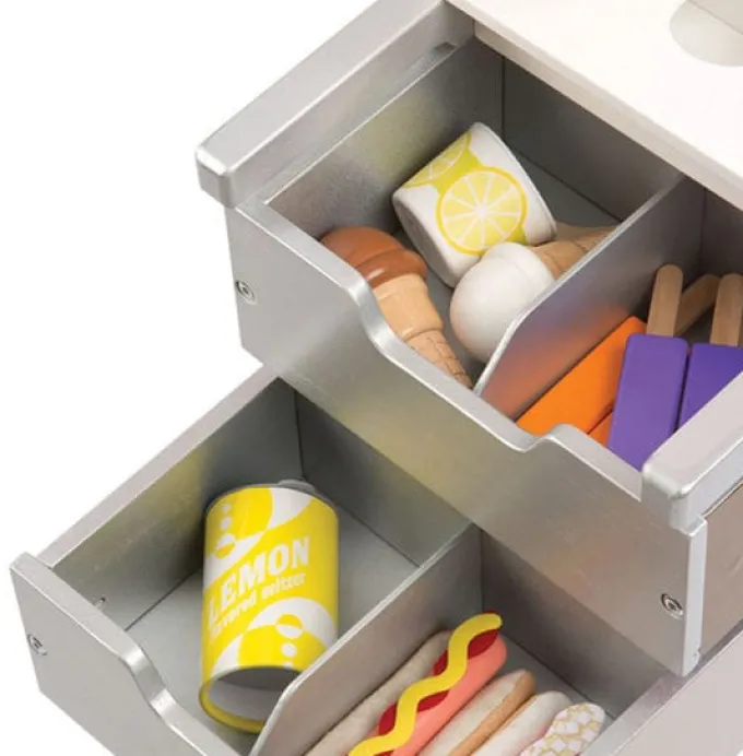 Imbiss auf Rollen - Eis und Hotdogs