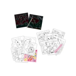 3-in-1 Aktivitäts-Malbuch - Einhorn