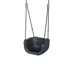 3-in-1 Baby-Schaukel – Anthrazit (schwarzes Seil)