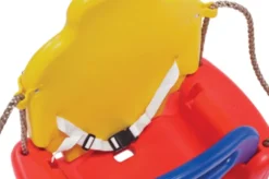 3-in-1 Babyschaukel - gelb/rot