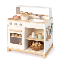 2-in-1 Kinderküche & Shop Prunus - weiß