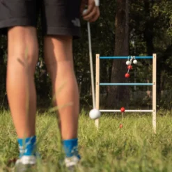 2-in-1 Leitergolf und Wurfspiel