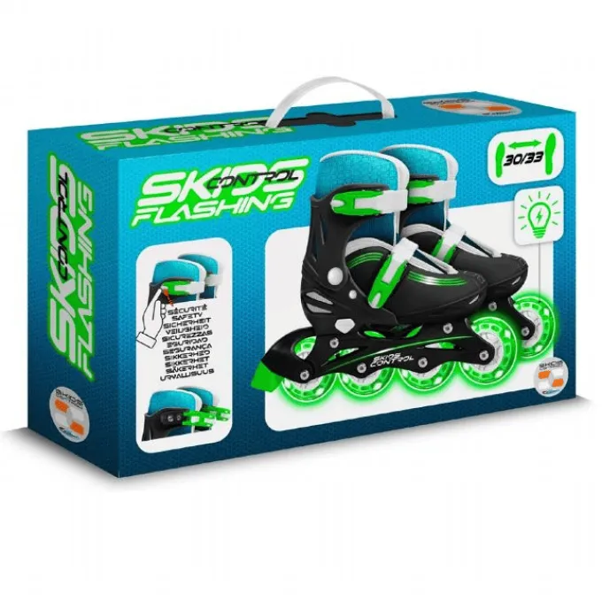 Inlineskates mit Lichteffekt, Gr. 30-33