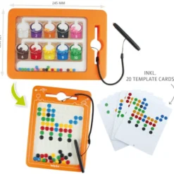 2-in-1 Magnettafel - Farben und Zahlen