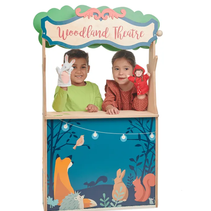 2-in-1 Puppentheater und Kaufladen