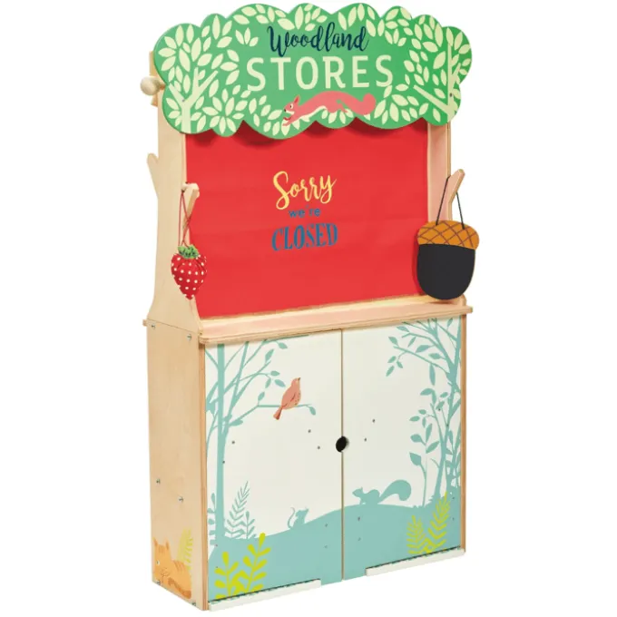 2-in-1 Puppentheater und Kaufladen