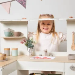 2-in-1 Spielküche & Café – Robusta (weiß)