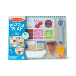 2-in-1 Spielset und Puzzle - Eiskaffee, 16 Teile