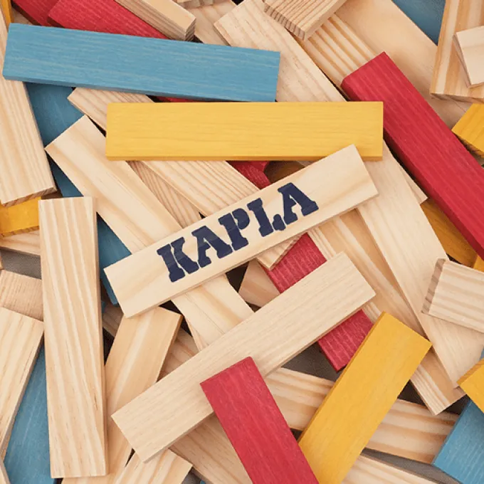 KAPLA Holzbausteine, 200 Stk - Sommer