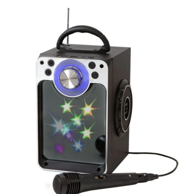 Karaoke-Anlage m. Bluetooth/Licht